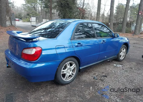 2002 Subaru Impreza Wrx from USA, damaged, VIN JF1GD29692G520719